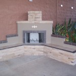 Outdoor fireplace