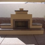 Outdoor fireplace