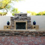 Outdoor fireplace