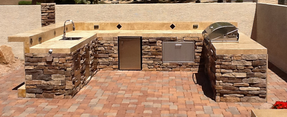 Arizona BBQ island - complete your outdoor kitchen